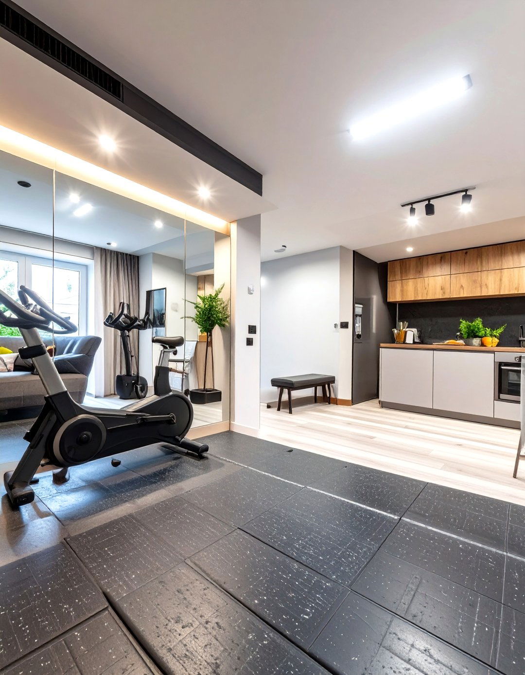 The Fitness and Wellness Suite - 30 garage apartment ideas