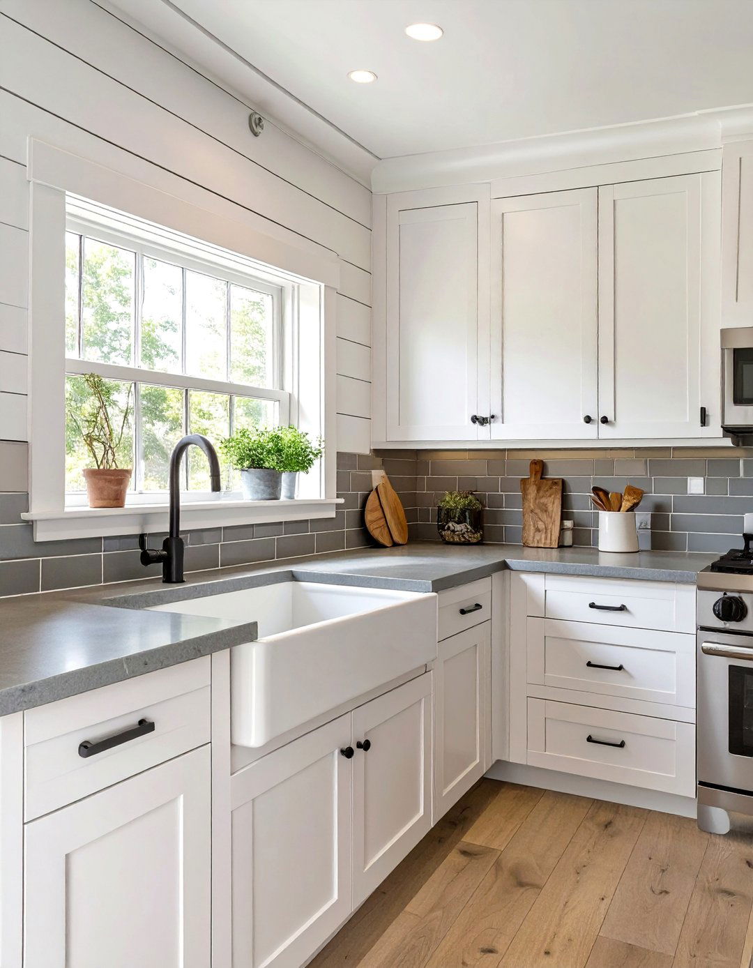 The Flat Stock Wood Trim - 30 backsplash edge trim ideas