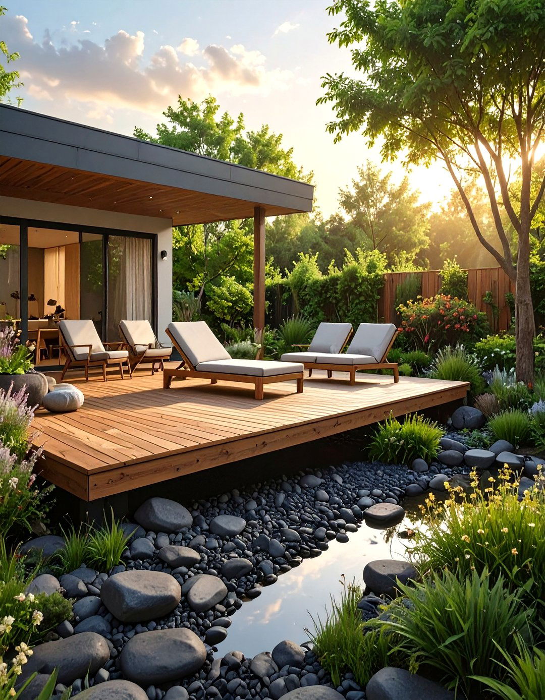 The Floating Deck Garden - 30 modern garden ideas