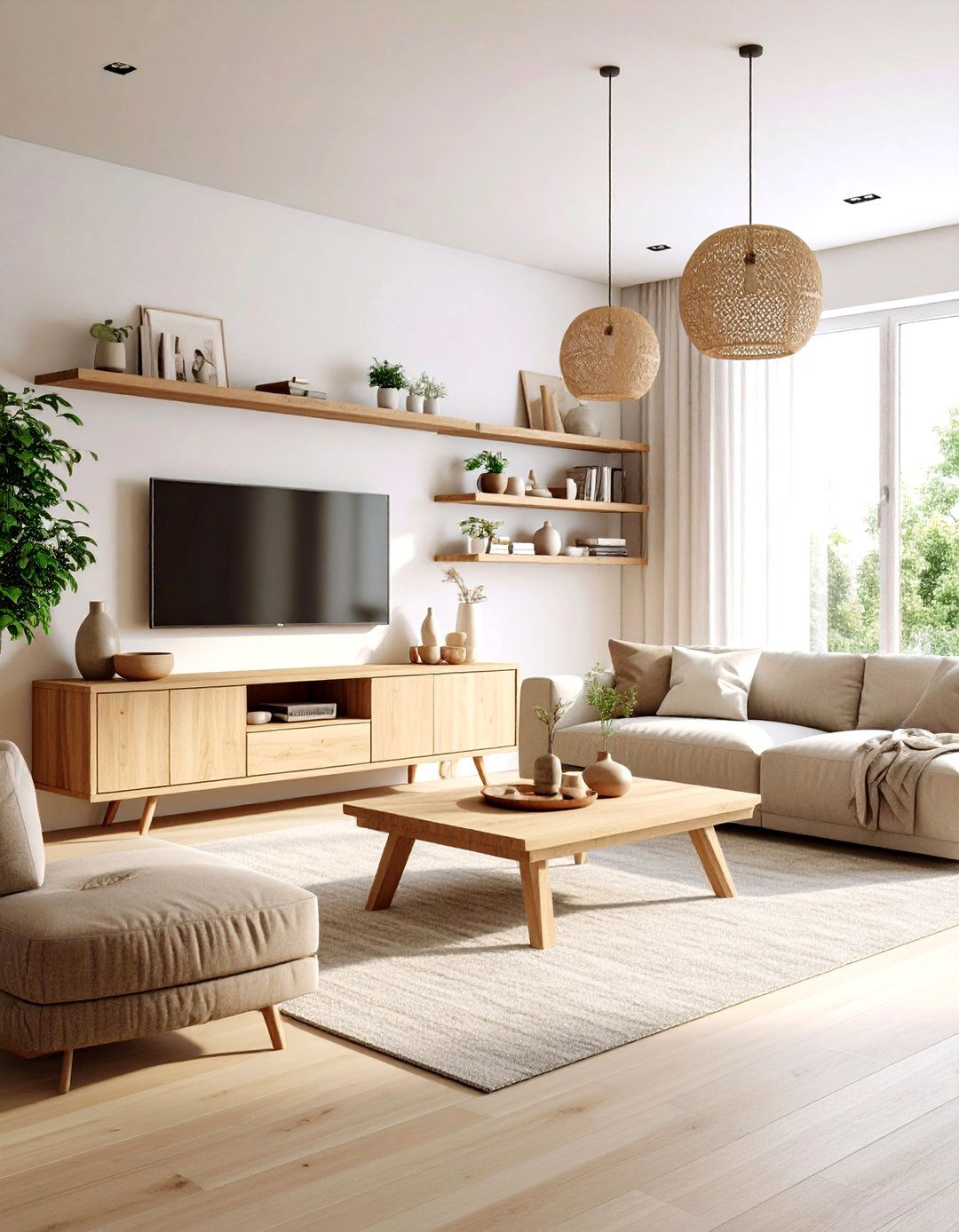 The Floating Elements Living Room - 30 living room modern ideas