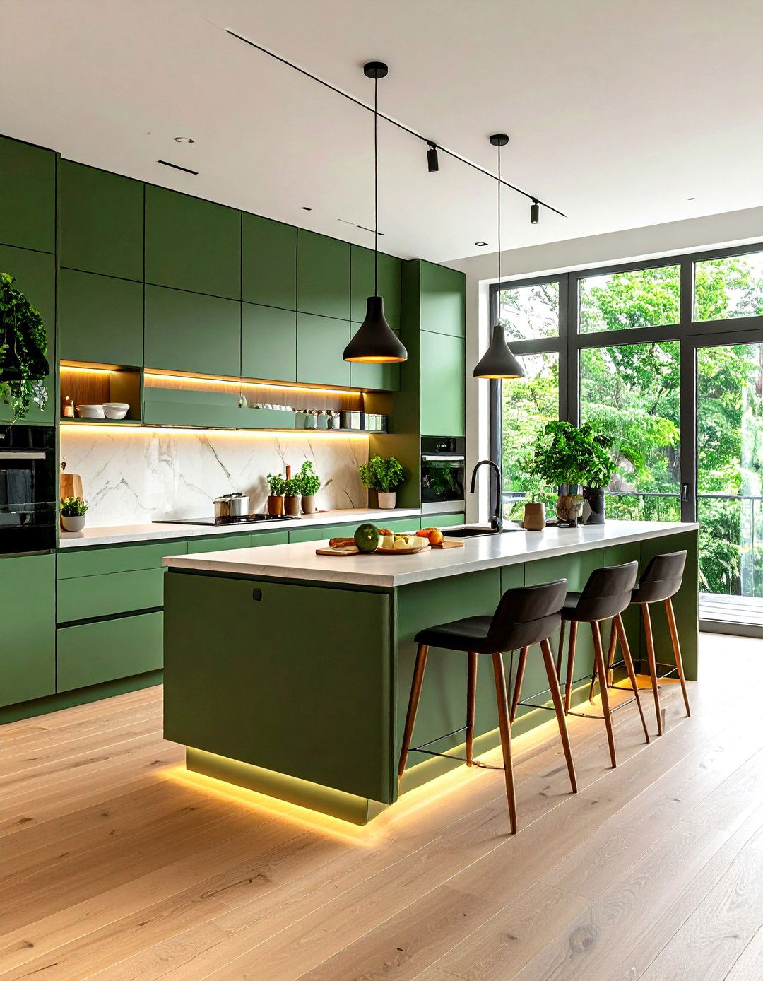 The Floating Kitchen Island Illusion - 30 island kitchen ideas