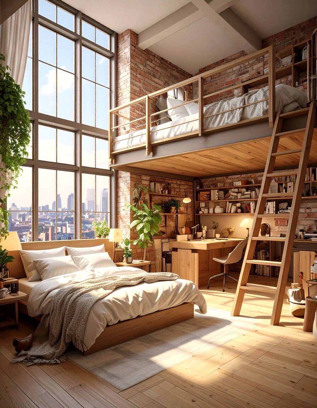 The Floating Mezzanine Loft Bed - 30 manhattan home design ideas