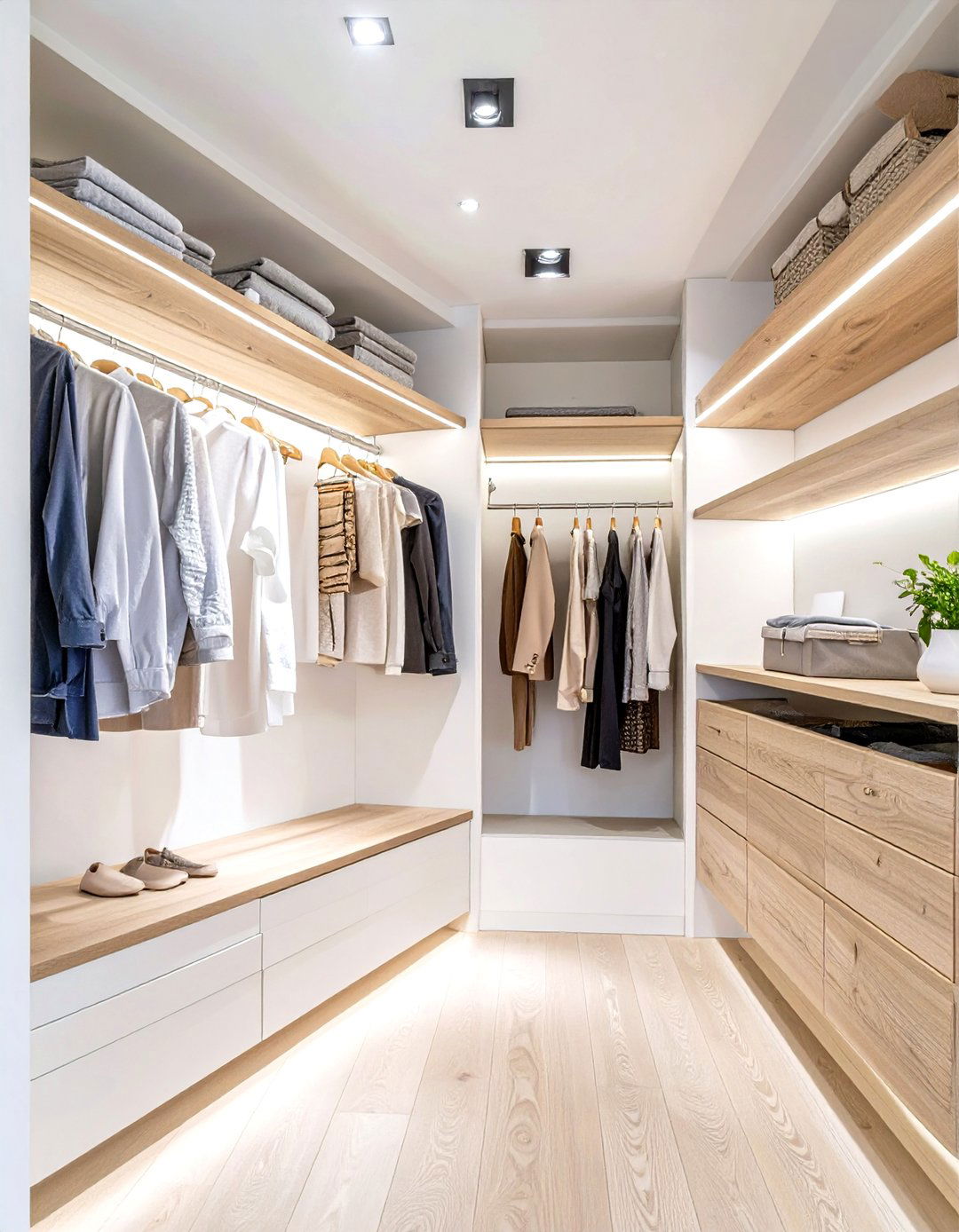 The Floating Shelves Closet - 30 modern closet design ideas