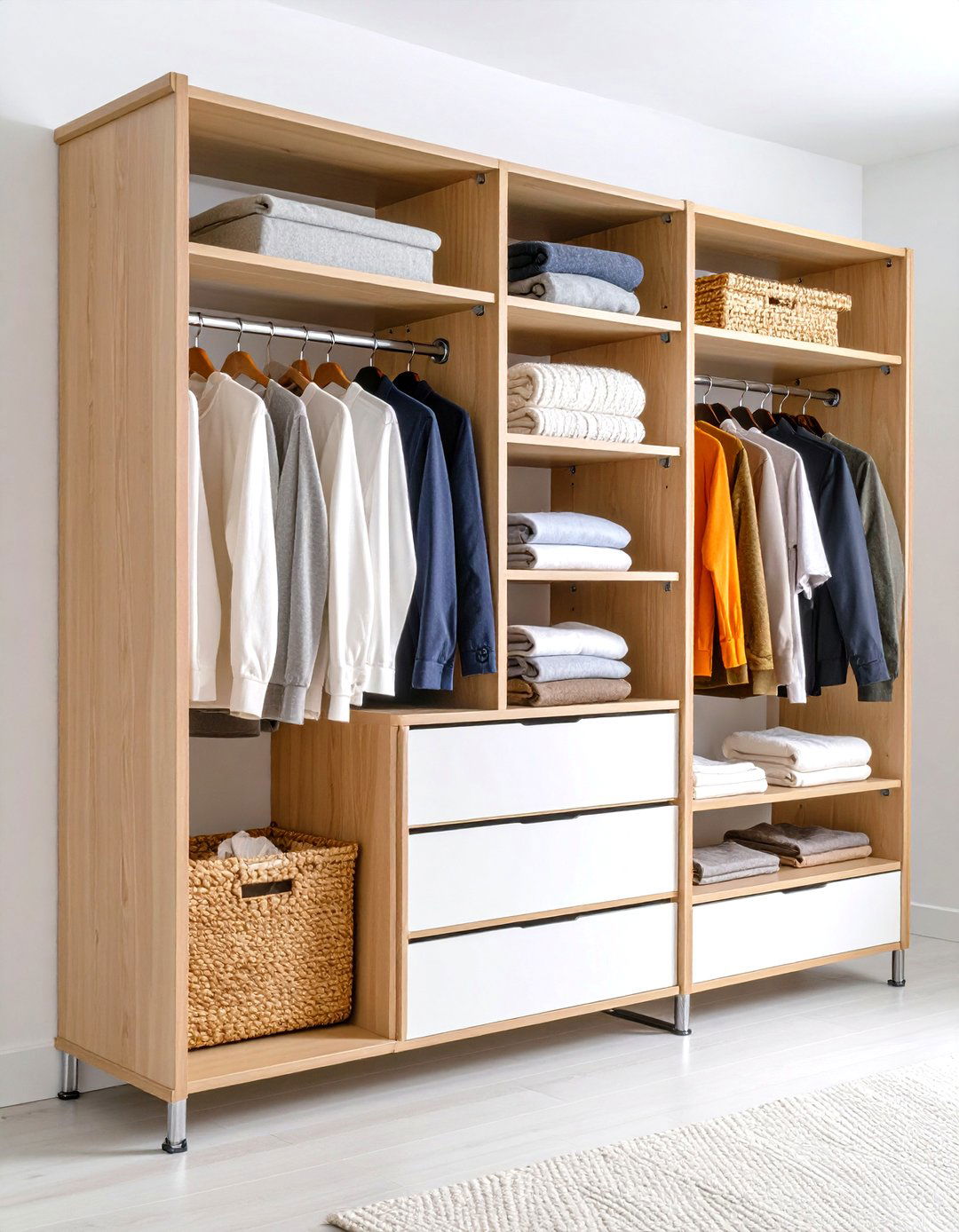 The Floating Shelves System - 30 diy closet organizer ideas