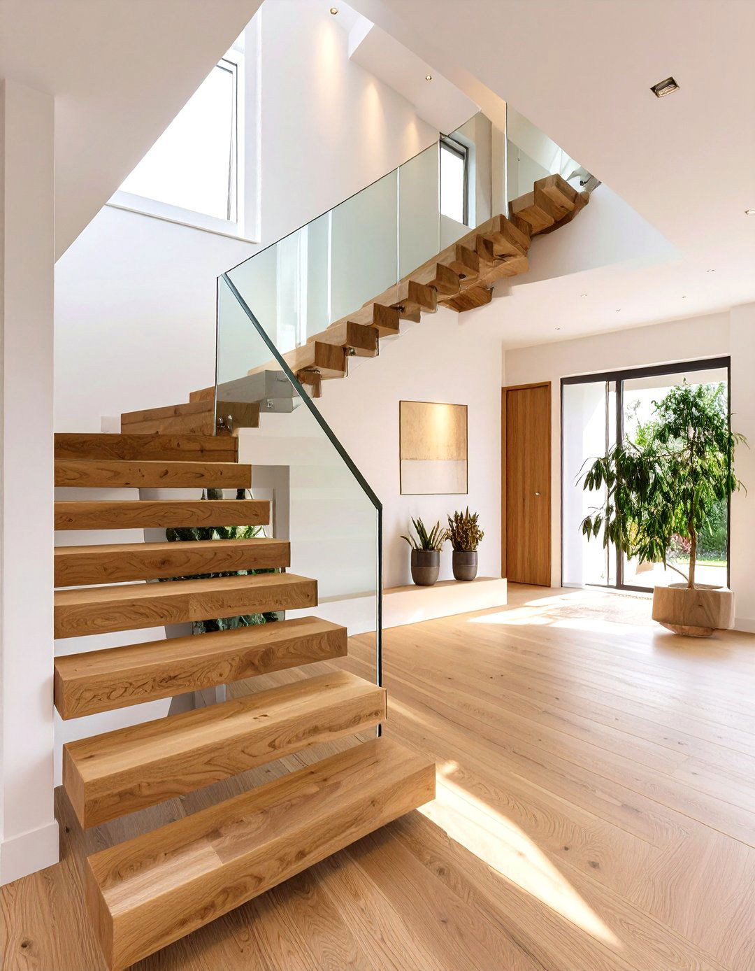 The Floating Staircase Feature - 30 contemporary home design ideas
