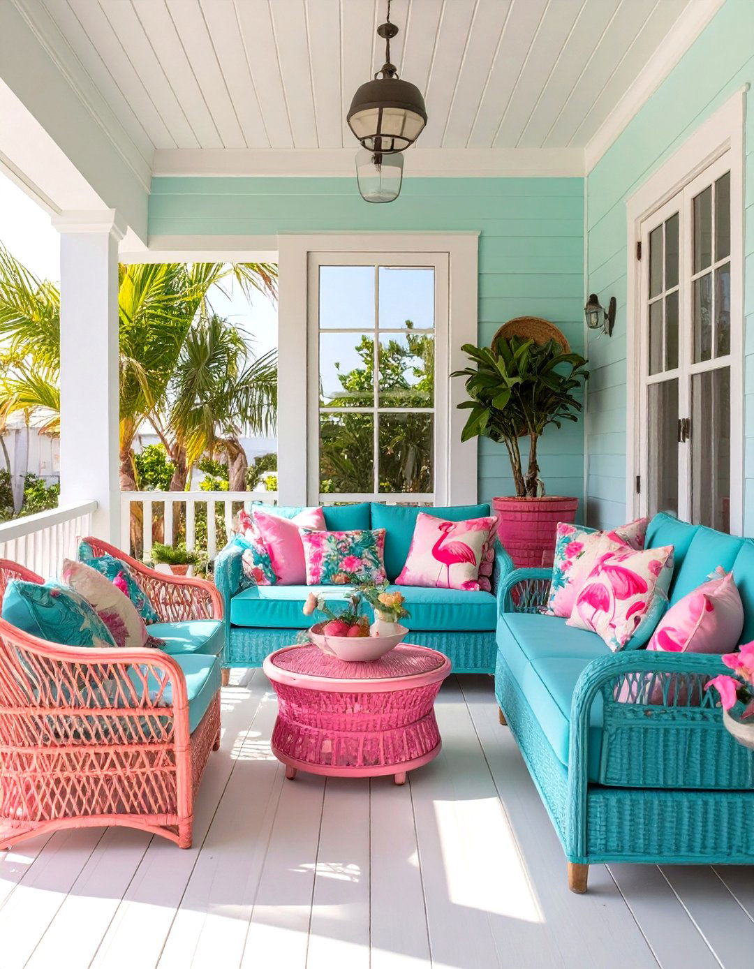 The Florida Keys Colorful Interior - 30 beach house interior design ideas
