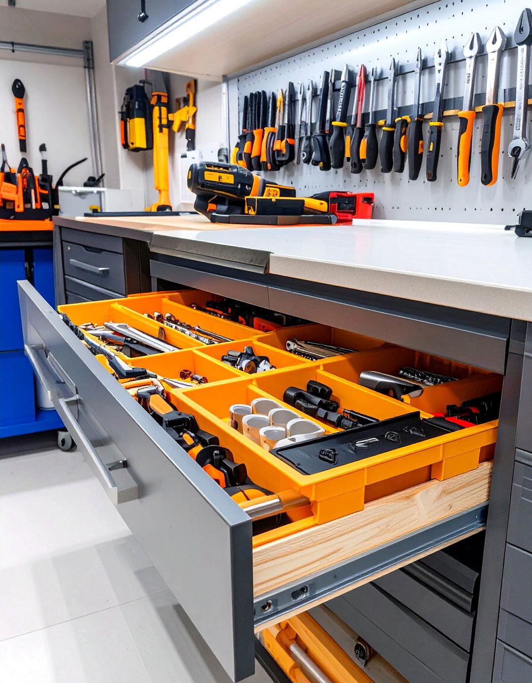 The Foam Drawer Insert System - 30 garage tool organization ideas