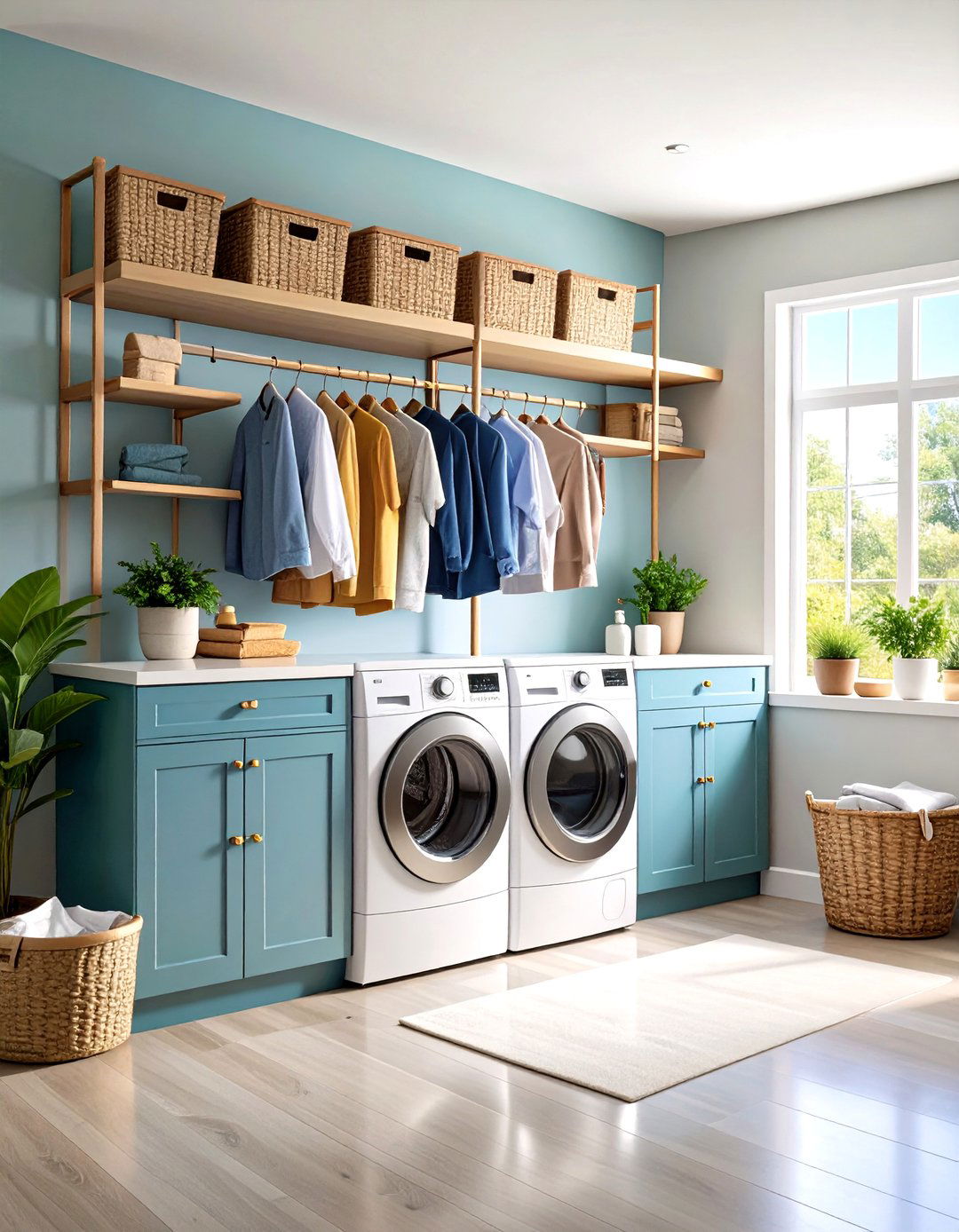 The Fold Down Wall Laundry Room Drying Shelf - 30 laundry room drying rack ideas