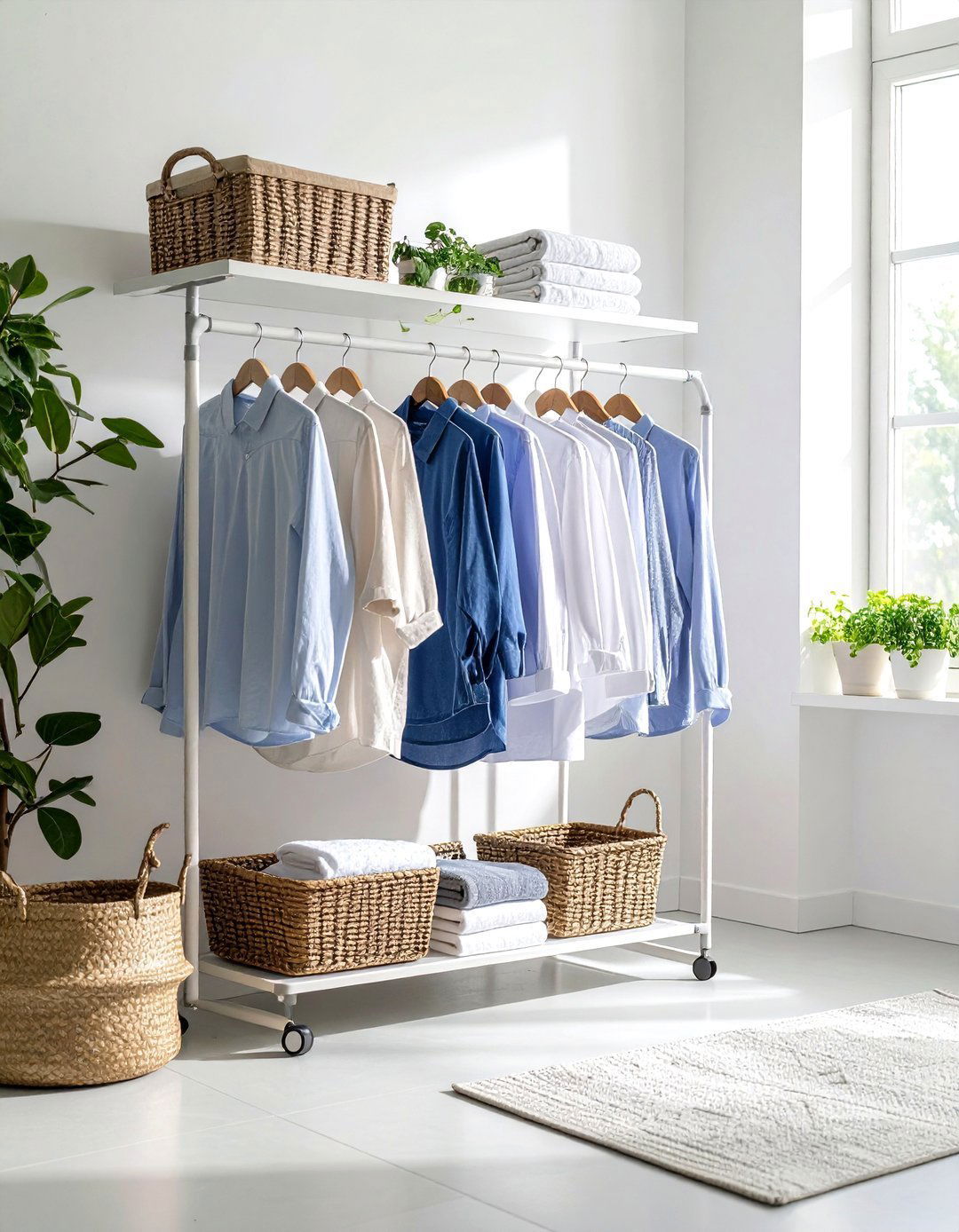 The Fold Up Wall Mounted Laundry Room Rack - 30 laundry room drying rack ideas