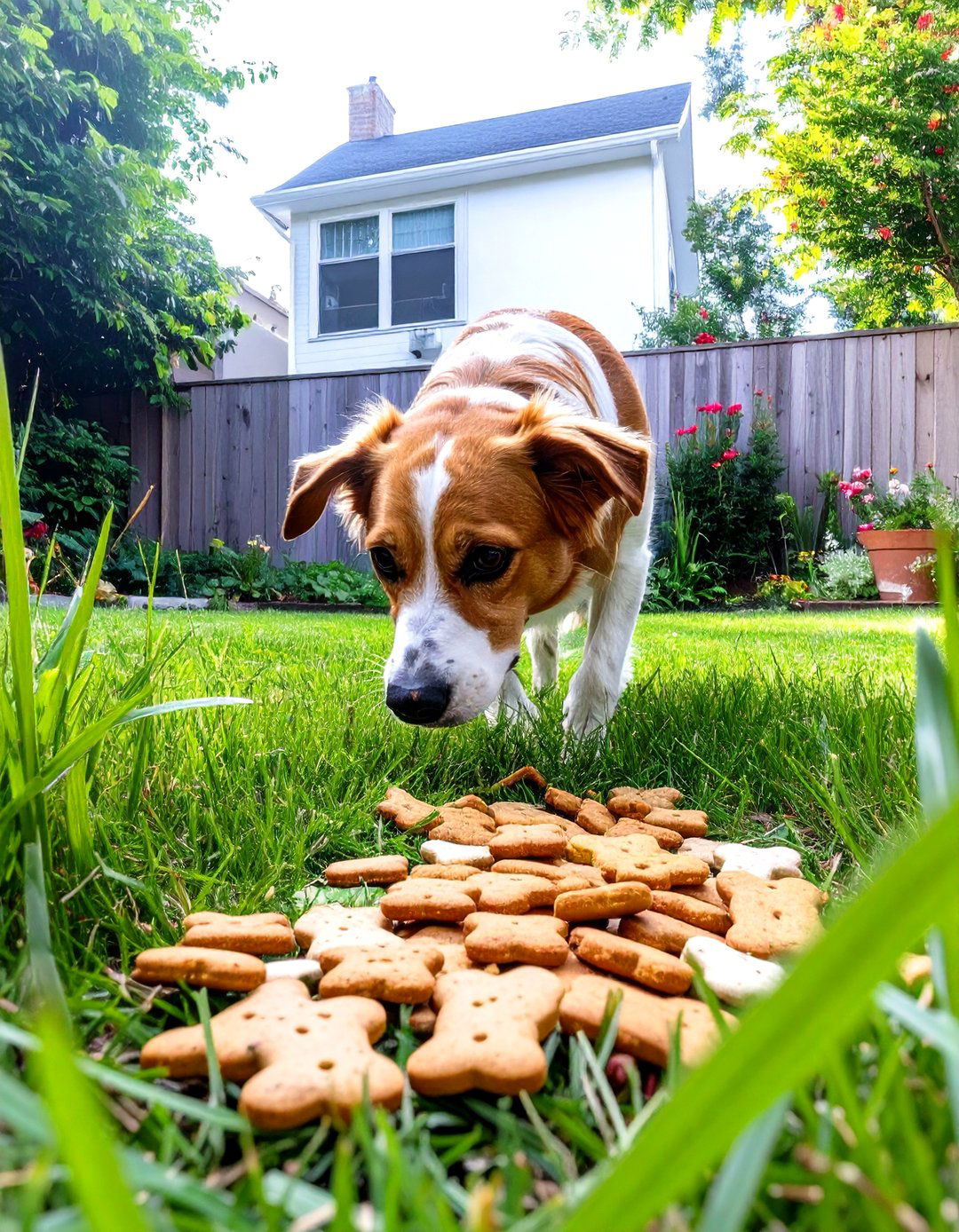 The Foraging Fun Zone - 30 dog friendly backyard ideas on a budget