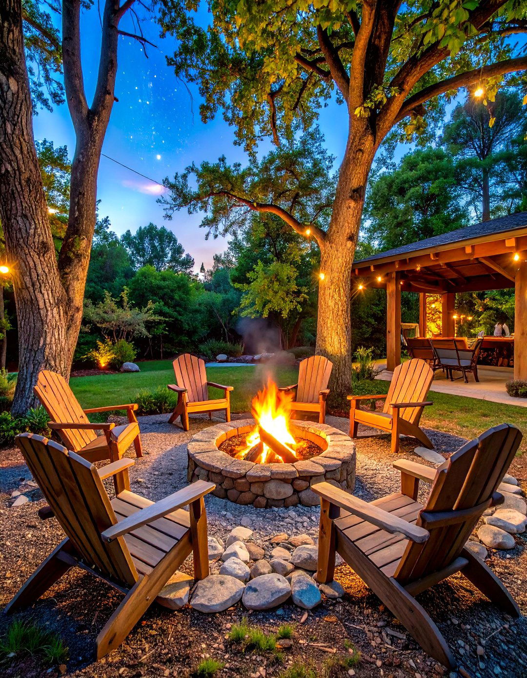 The Forest Clearing Campfire - 30 backyard firepit ideas