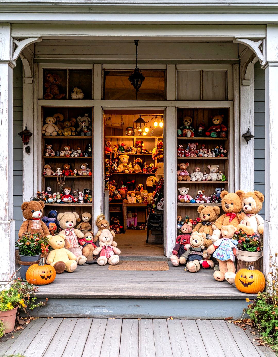 The Forgotten Toy Store - 30 halloween outdoor decor ideas