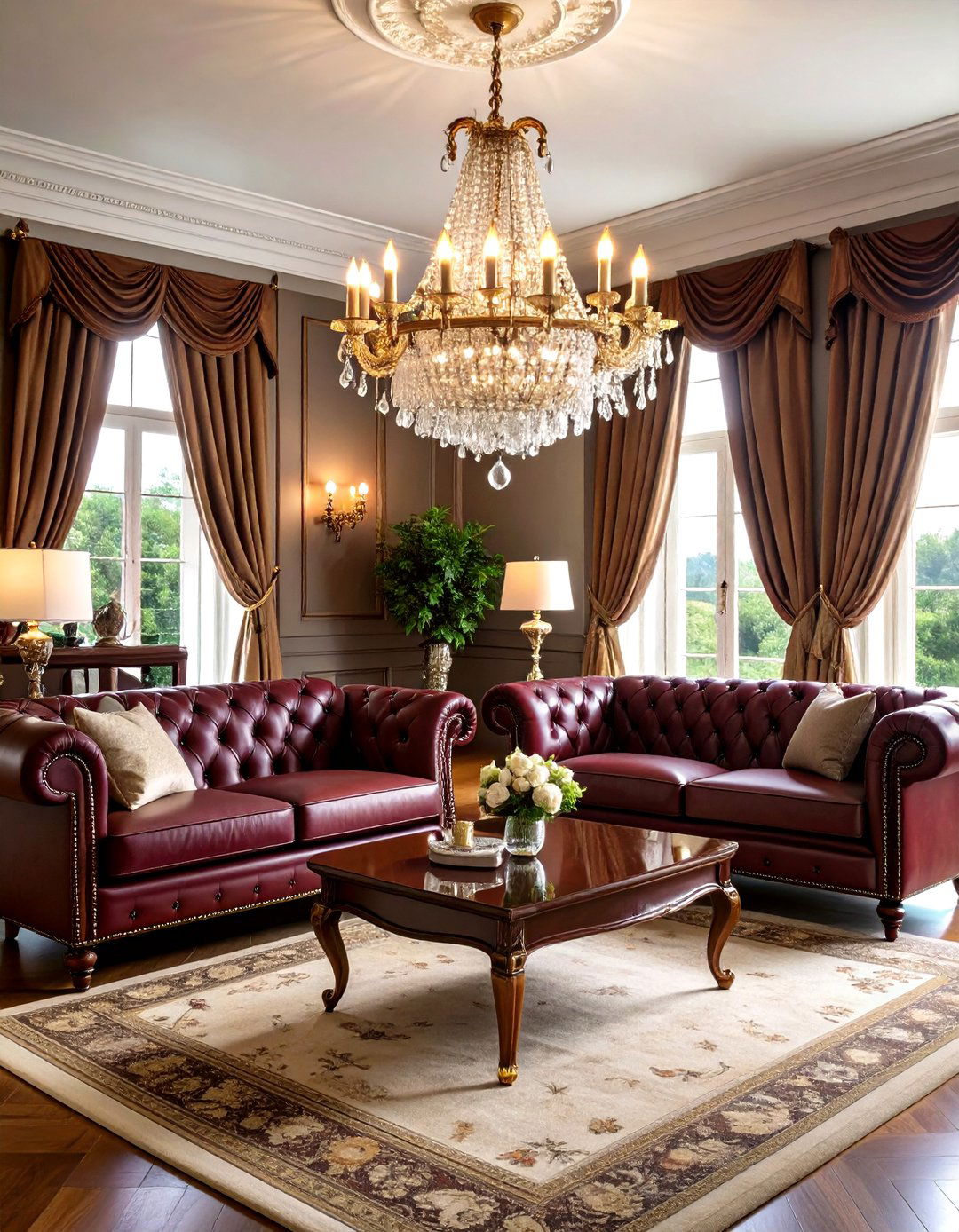 The Formal Entertainment Living Room - 30 living room arrangement ideas