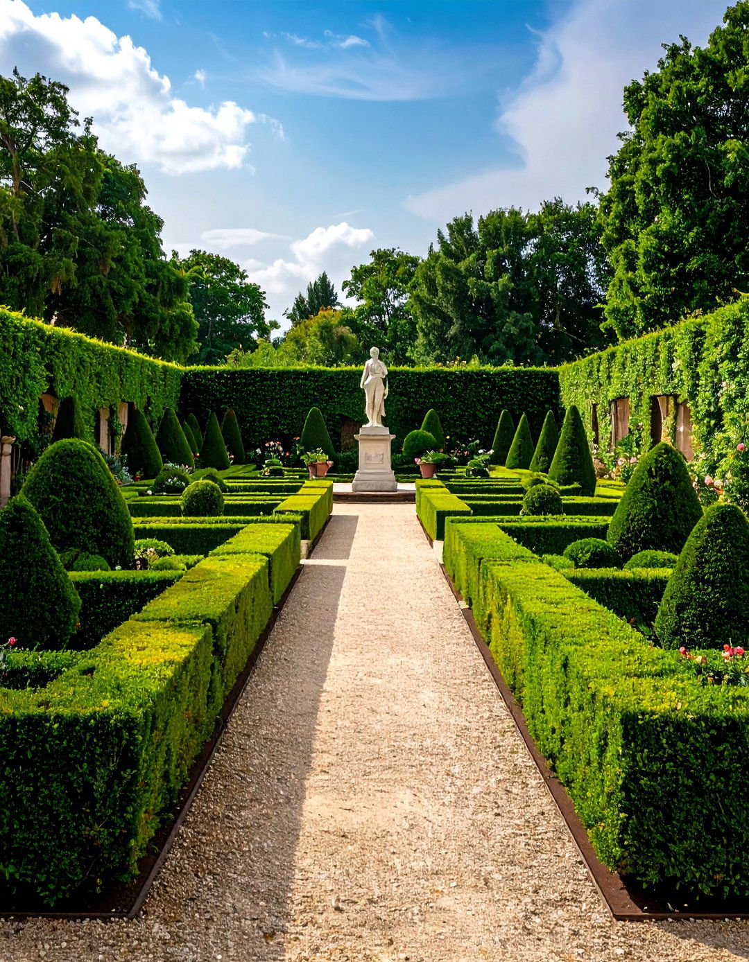 The Formal French Garden - 30 diy landscaping ideas