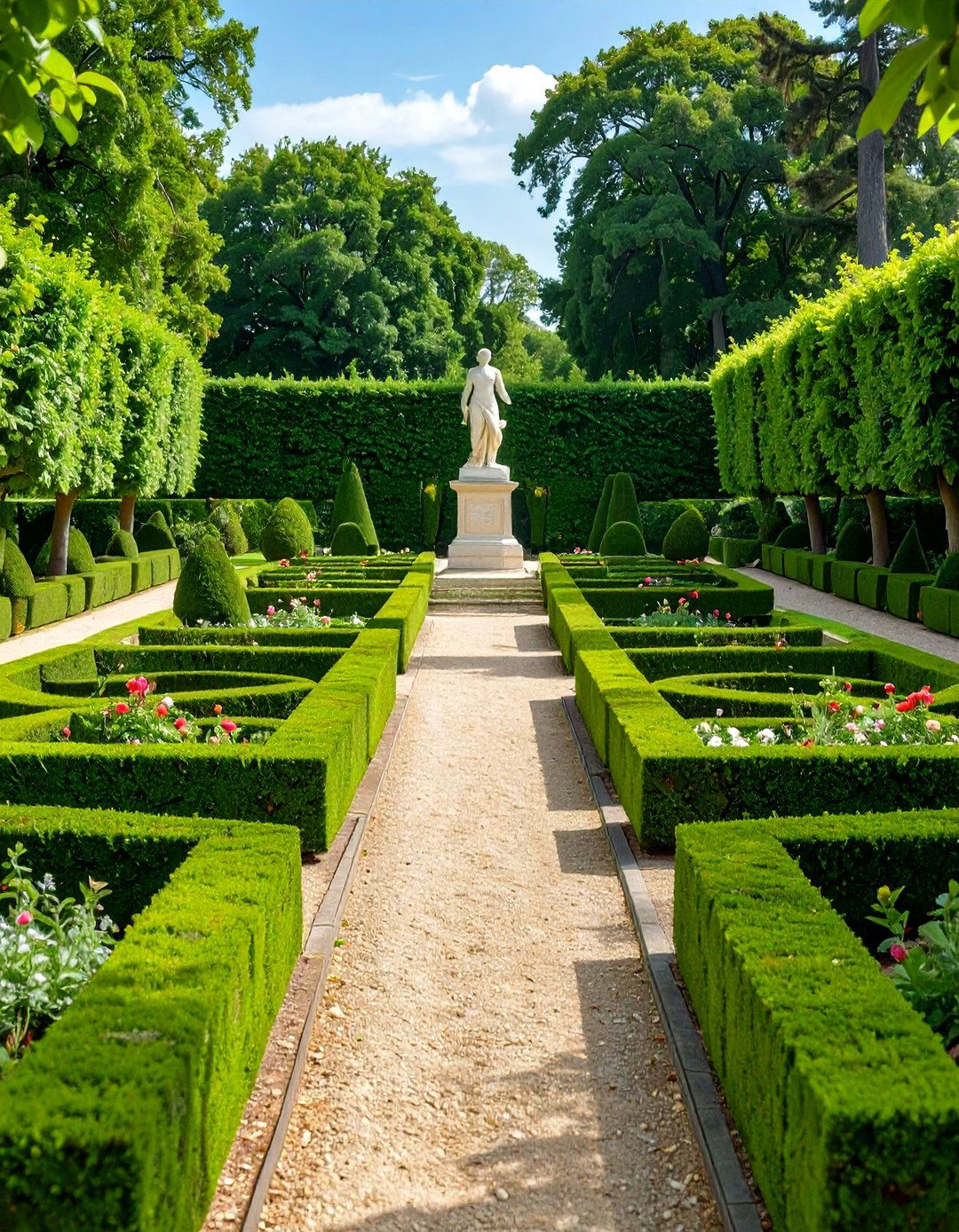 The Formal French Garden Design - 30 free online landscape design tool ideas