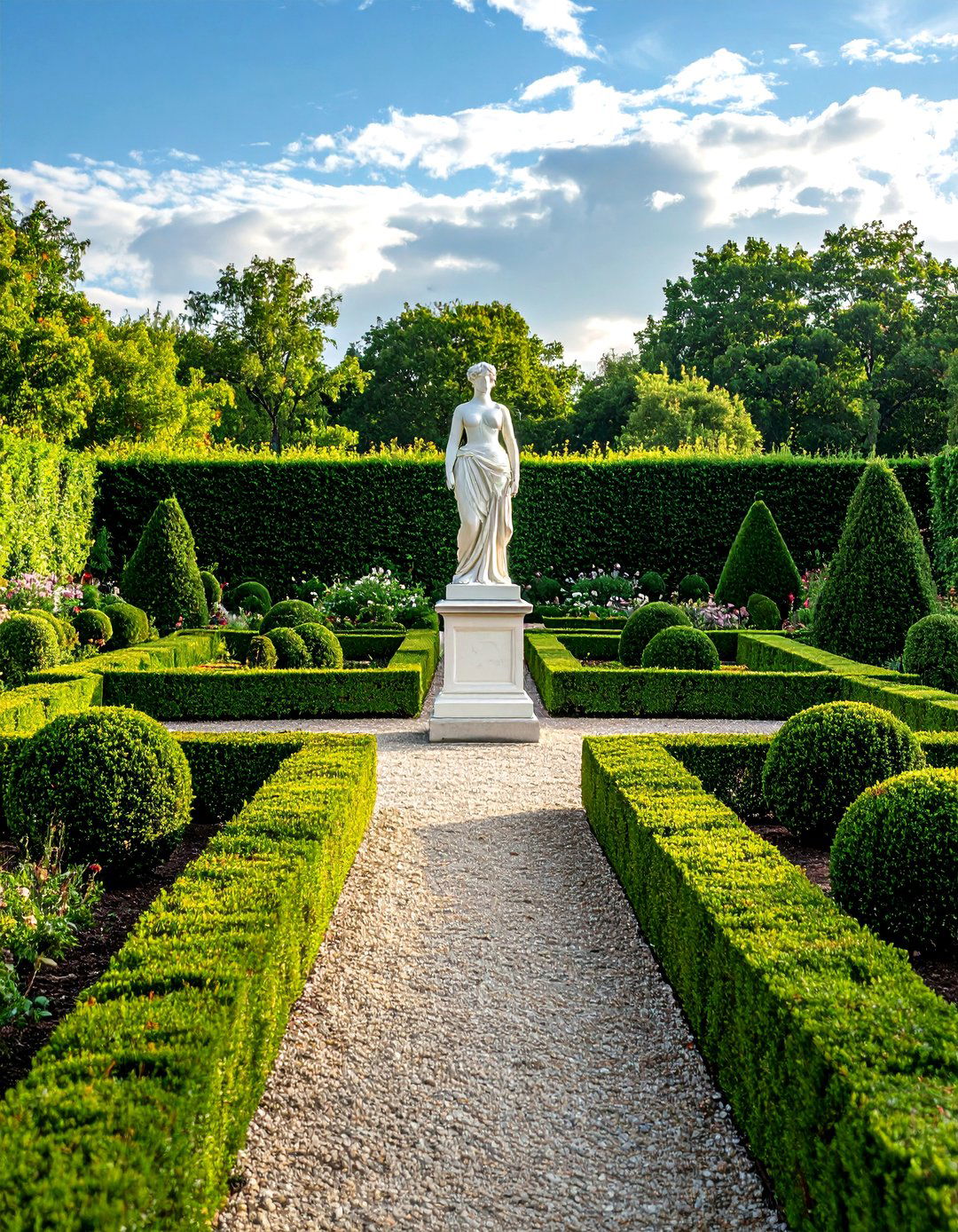 The Formal French Garden Plan - 30 landscape design plans ideas
