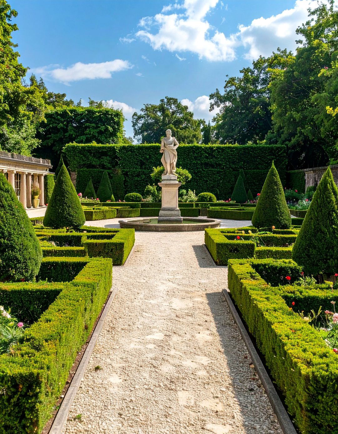 The Formal French Garden - 30 back yard garden ideas
