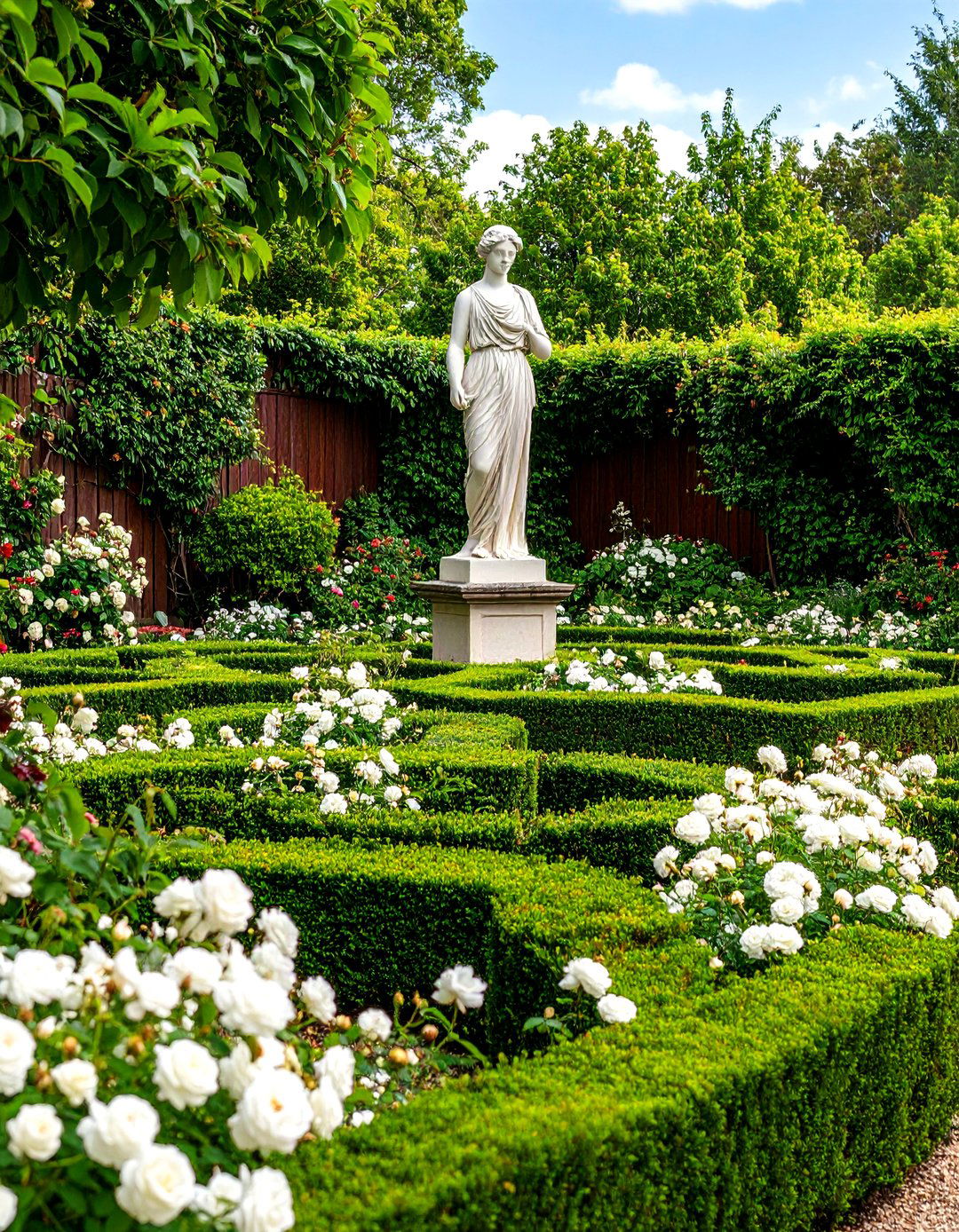 The Formal French Parterre Garden - 30 backyard garden ideas