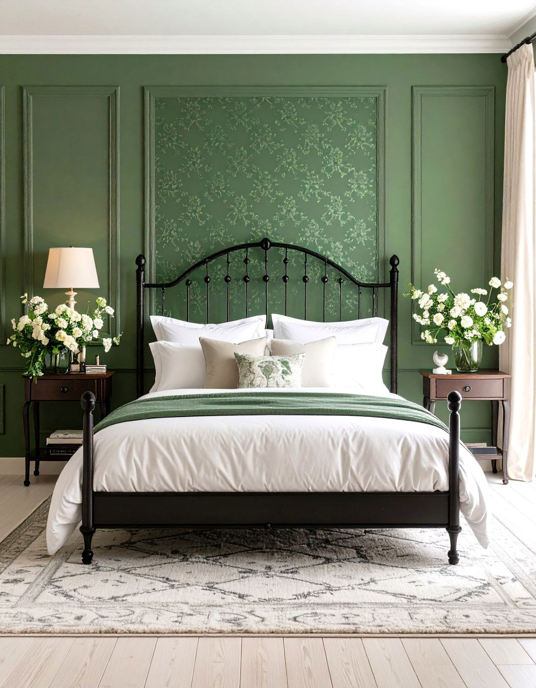 The Formal Garden Inspired Bedroom - 30 elegant master bedroom ideas