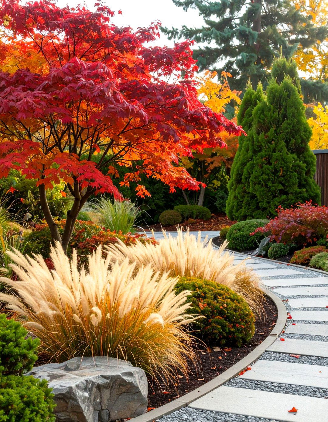 The Four Season Interest Garden - 30 free landscape design online ideas