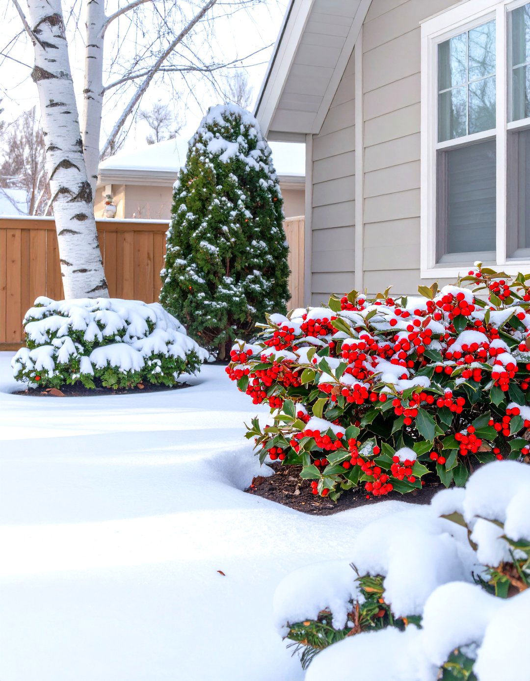 The Four Season Interest Garden - 30 front of house landscaping ideas