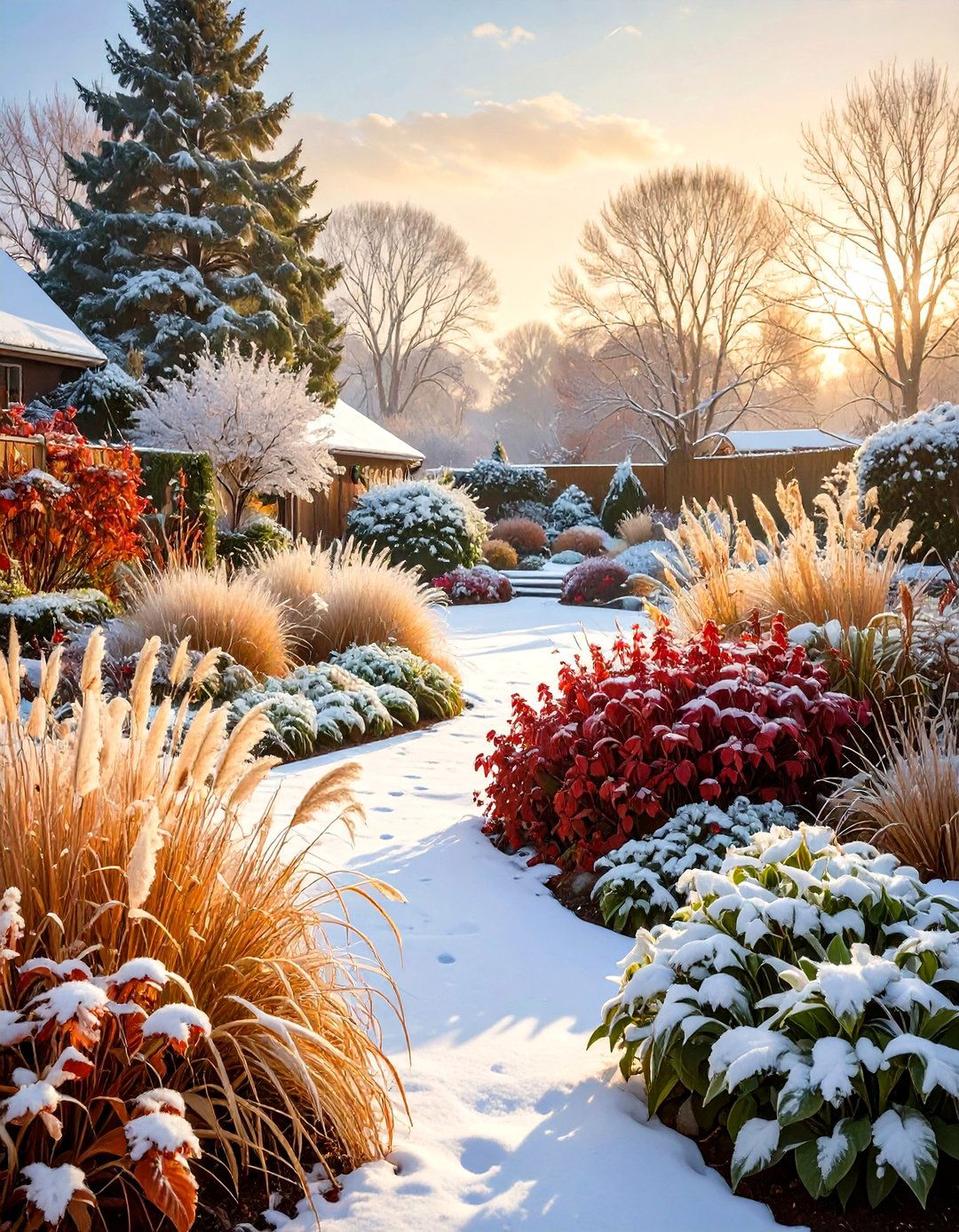 The Four Season Interest Garden Design - 30 low maintenance perennial garden designs