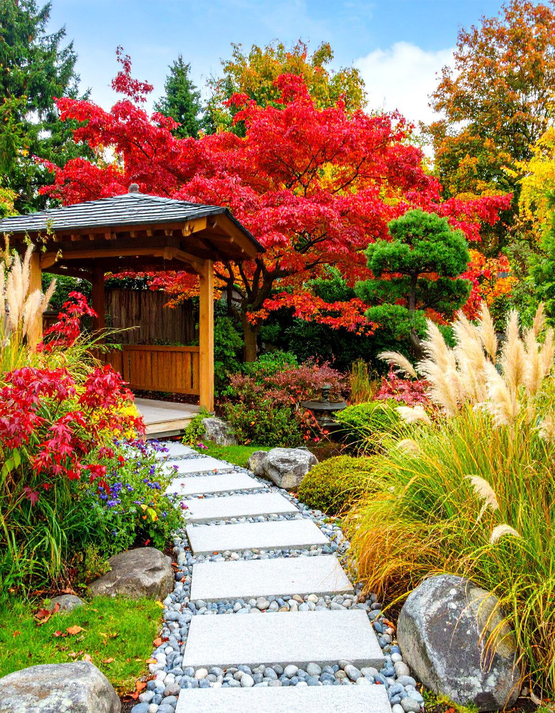 The Four Seasons Interest Garden - 30 garden landscape ideas