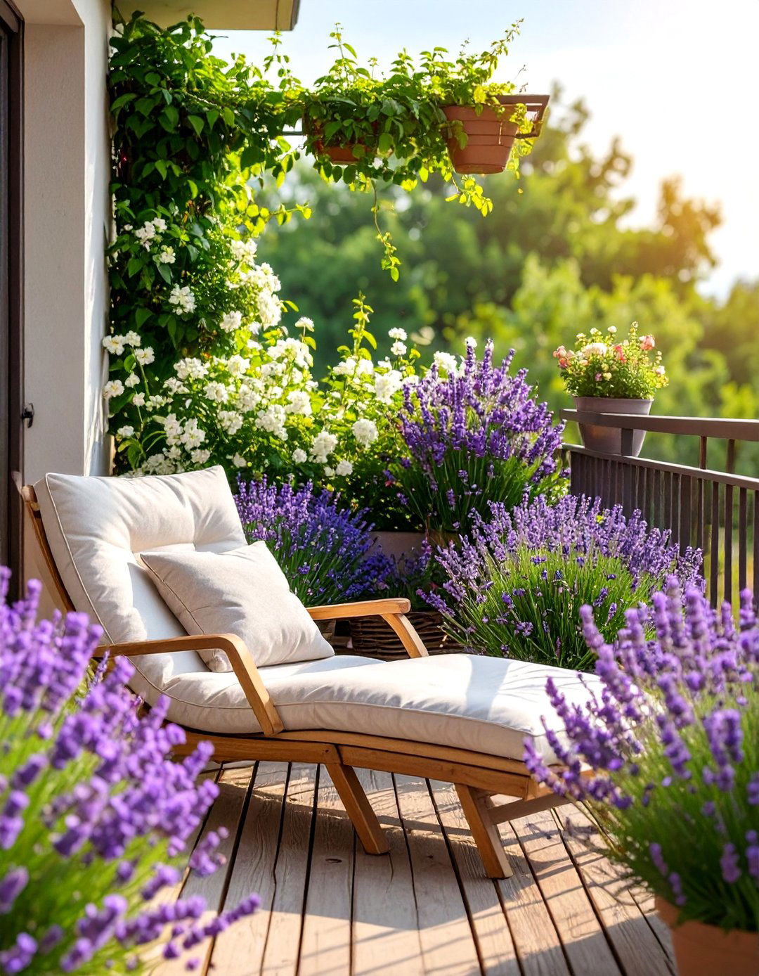 The Fragrant Aromatherapy Balcony Garden - 30 balcony garden ideas