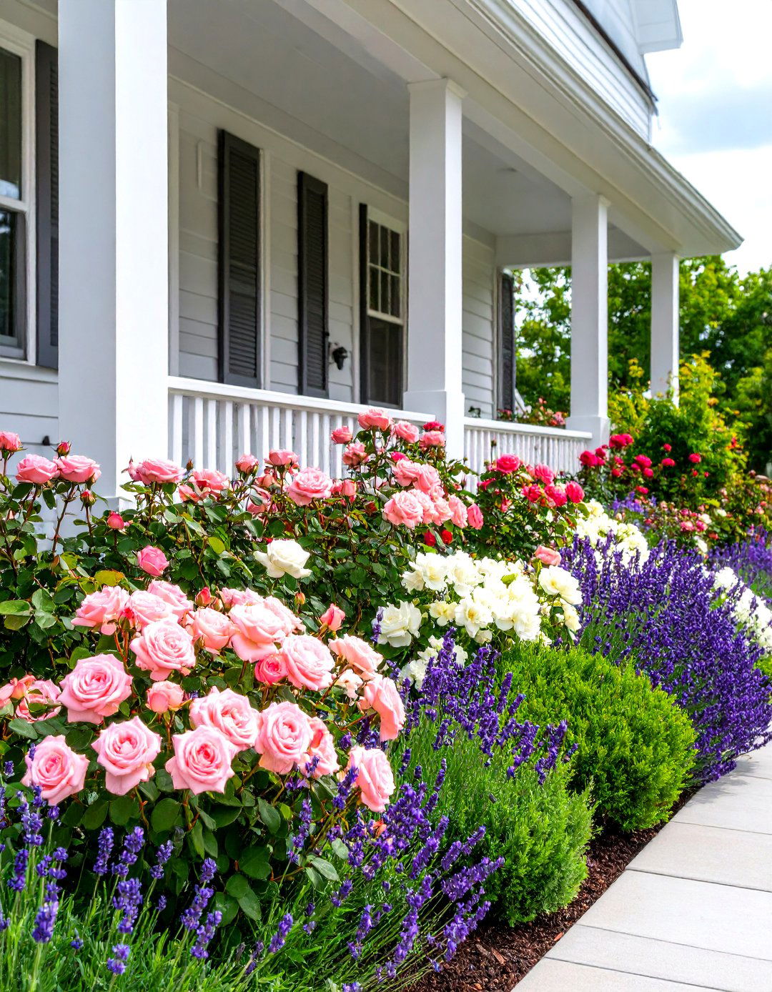 The Fragrant Flower Bed - 30 front yard flower bed ideas