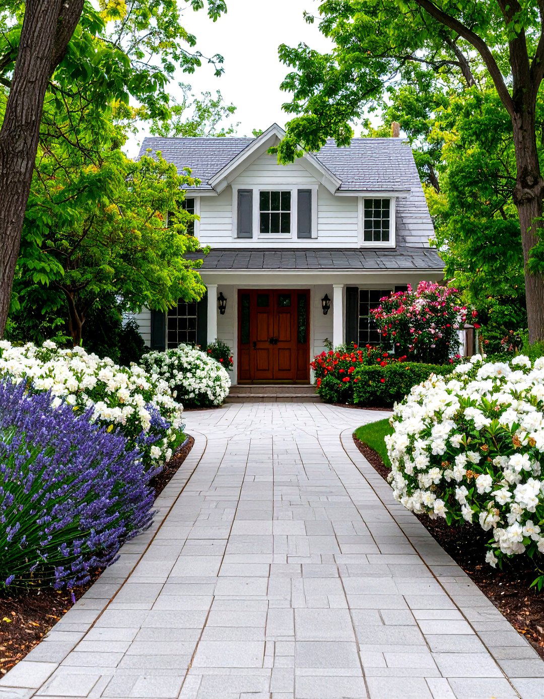 The Fragrant Garden Driveway Entrance - 30 driveway entrance landscaping ideas