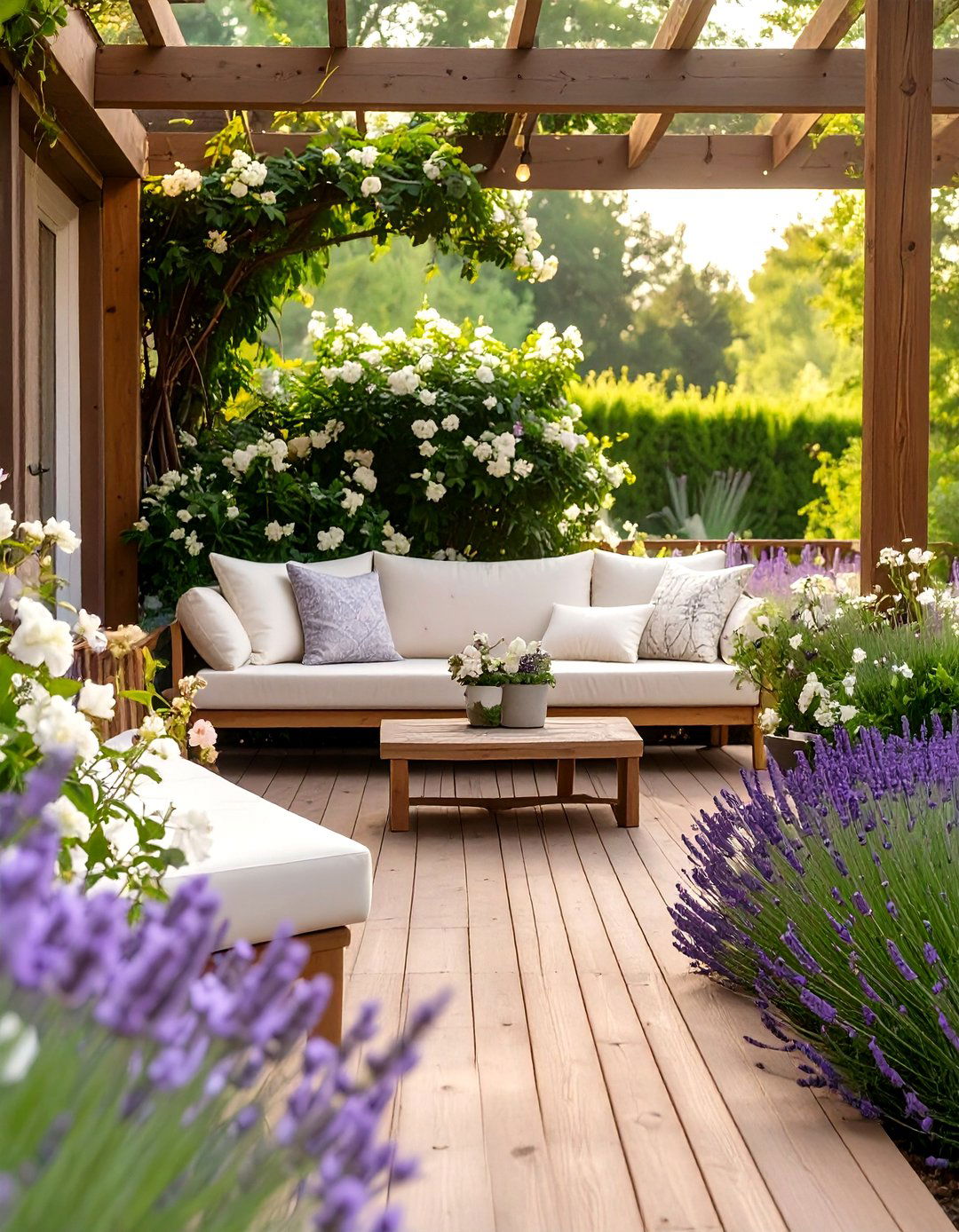 The Fragrant Sensory Deck Garden - 30 deck garden ideas