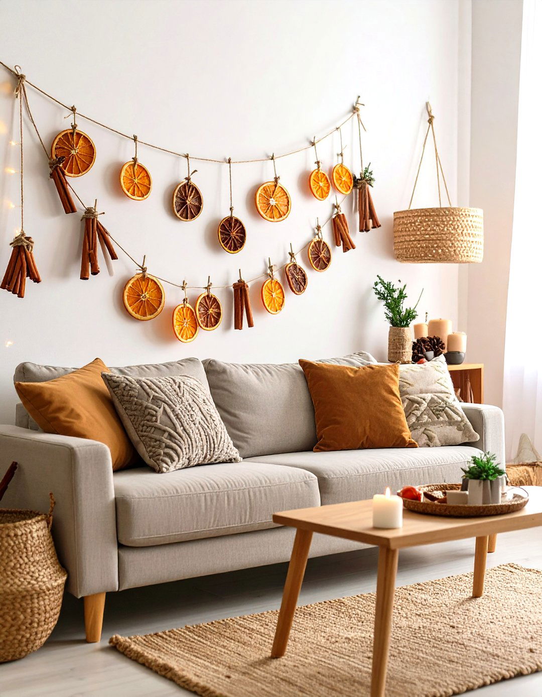 The Fragrant Spice Garland - 30 diwali decoration ideas for living room
