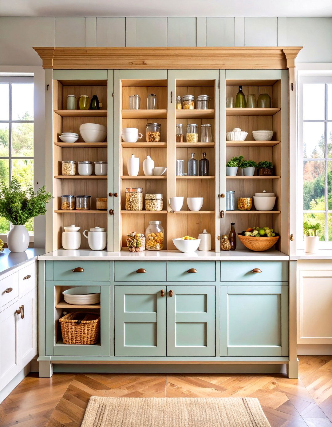 The Freestanding Armoire Kitchen Pantry - 30 kitchen pantry ideas