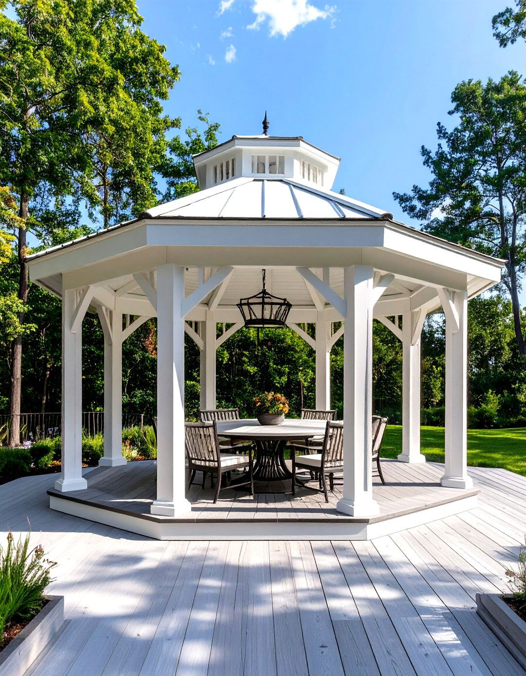 The Freestanding Deck Gazebo - 30 deck roof ideas