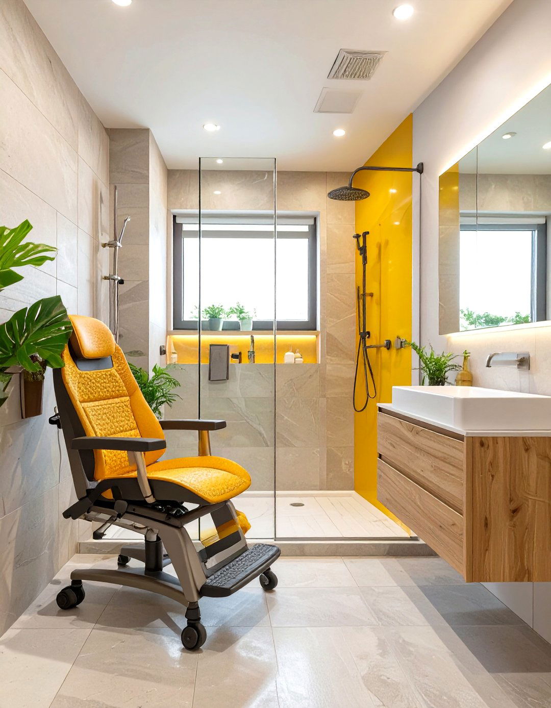 The Freestanding Fixtures Handicap Shower - 30 handicap shower ideas