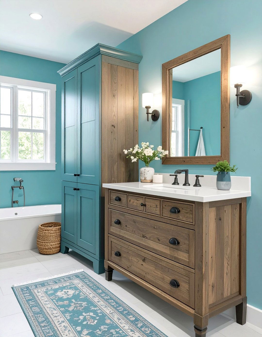 The Freestanding Furniture Bathroom - 30 classic bathroom design ideas