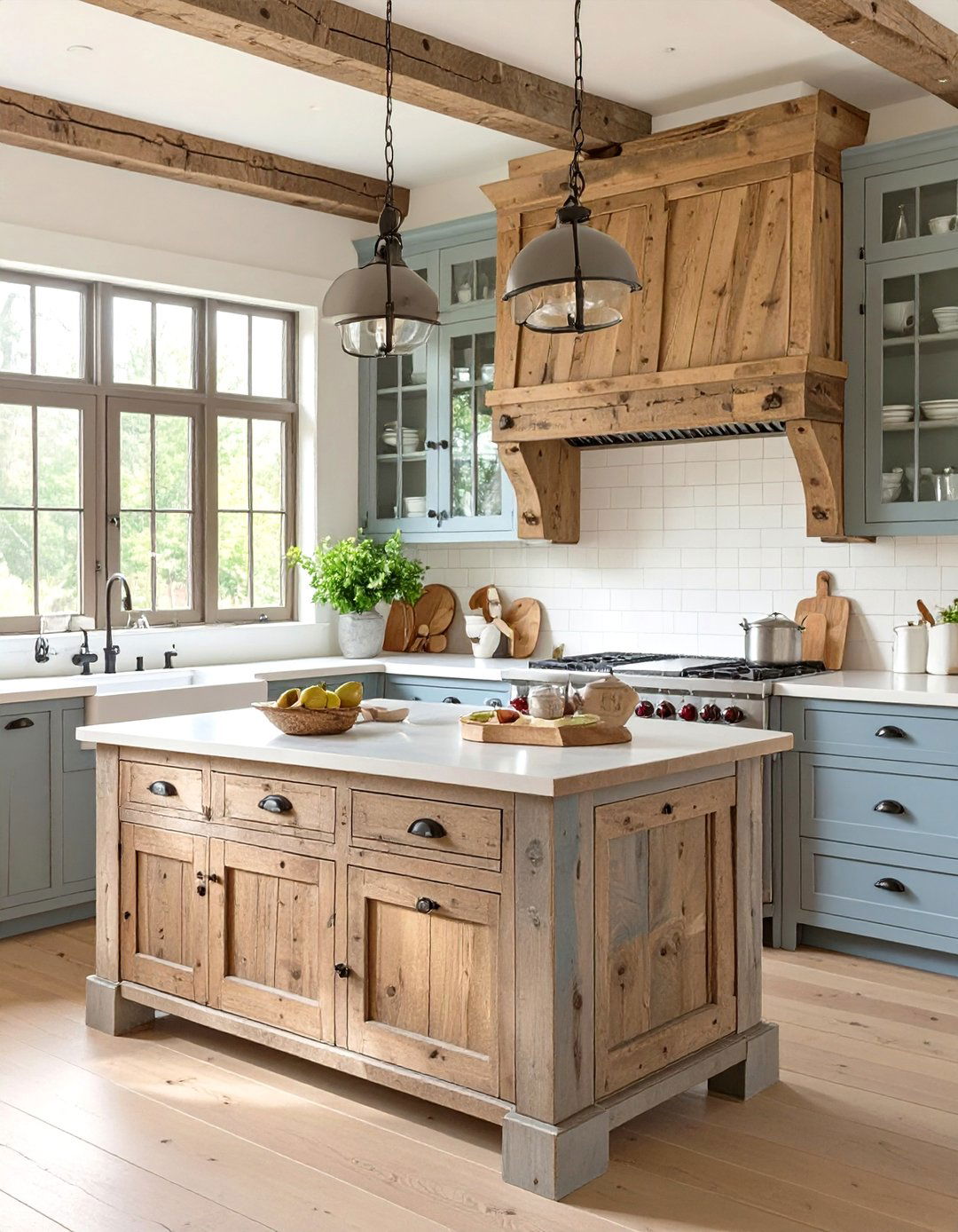 The Freestanding Furniture Farmhouse Kitchen - 30 ai modern farmhouse kitchen ideas