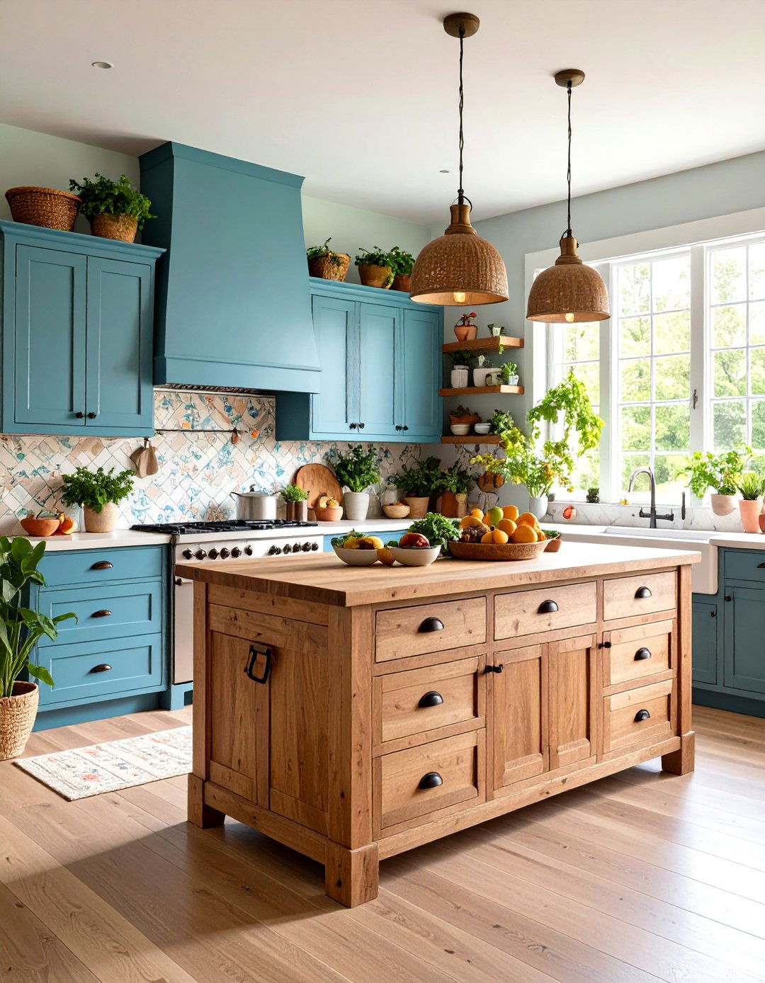 The Freestanding Furniture Kitchen - 30 kitchen decor ideas