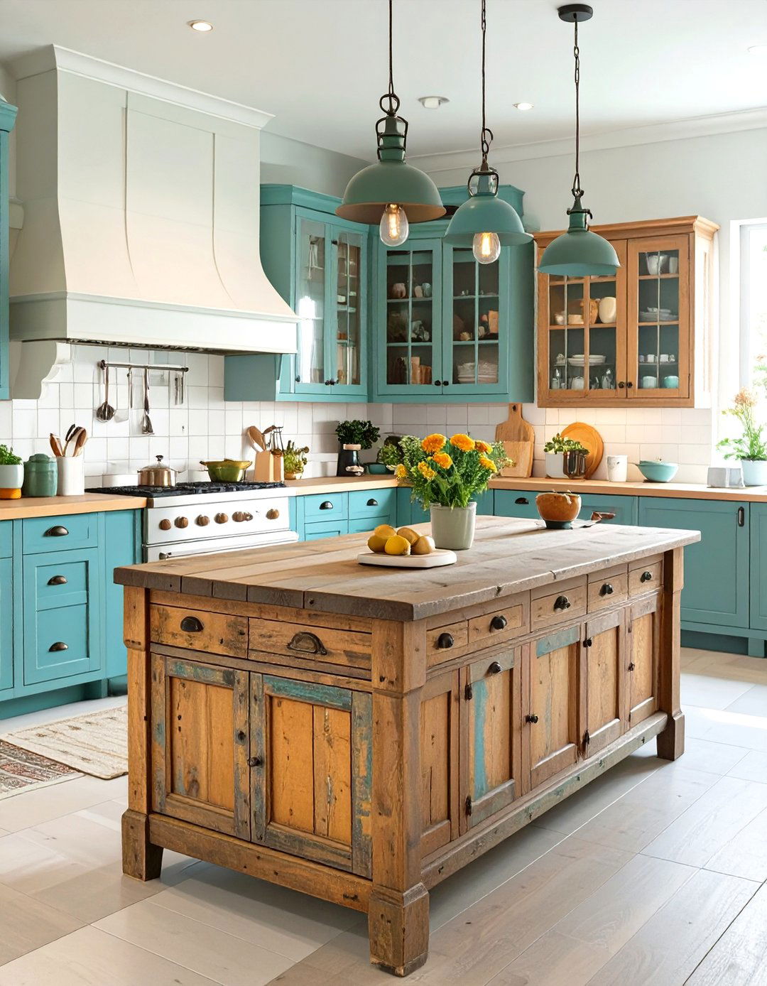 The Freestanding Furniture Kitchen - 30 custom kitchen design ideas