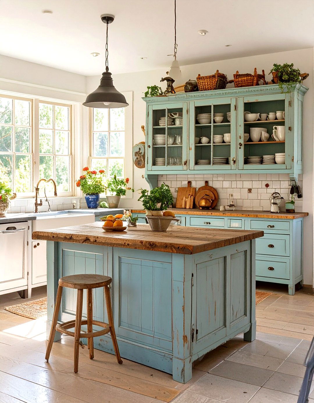 The Freestanding Furniture Kitchen - 30 french country kitchen ideas