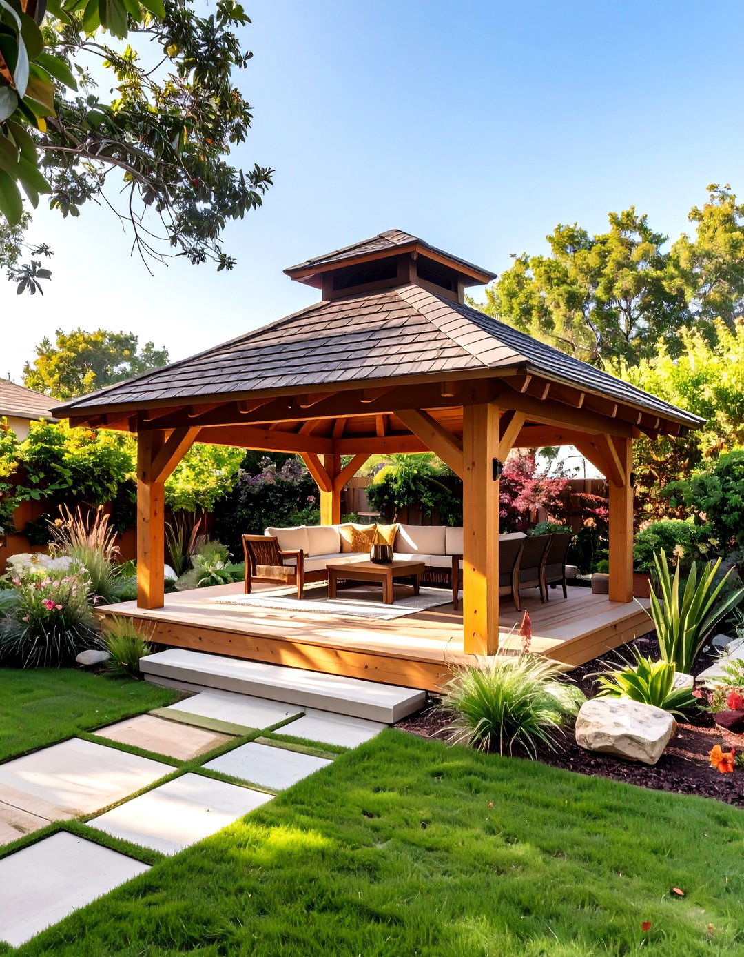 The Freestanding Pavilion Patio - 30 covered patio designs
