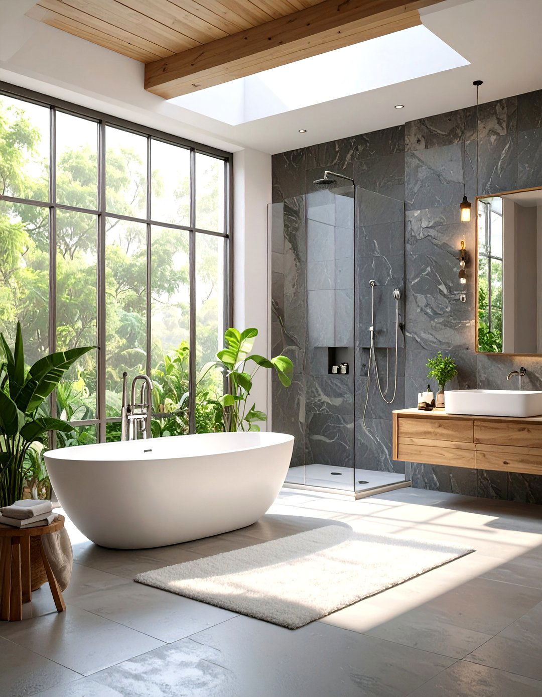 The Freestanding Tub Focal Point Bathroom - 30 bathroom layout ideas