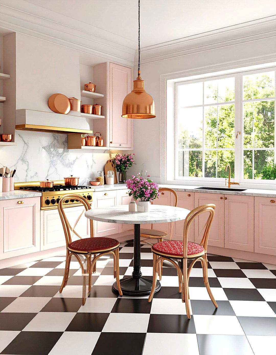 The French Bistro Inspired Kitchen - 30 kitchen layout design tool ideas