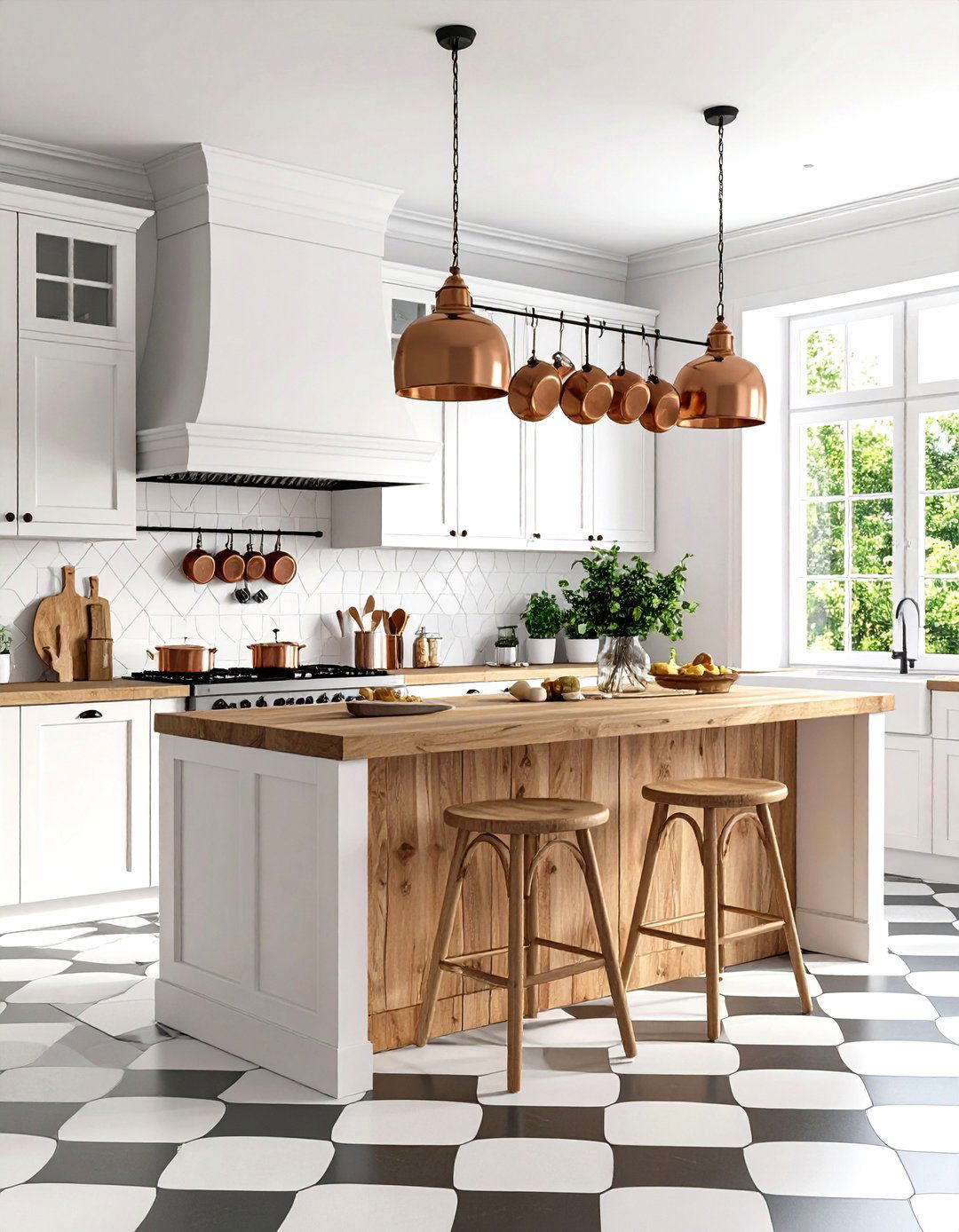 The French Bistro Inspired Kitchen - 30 kitchen organizing ideas