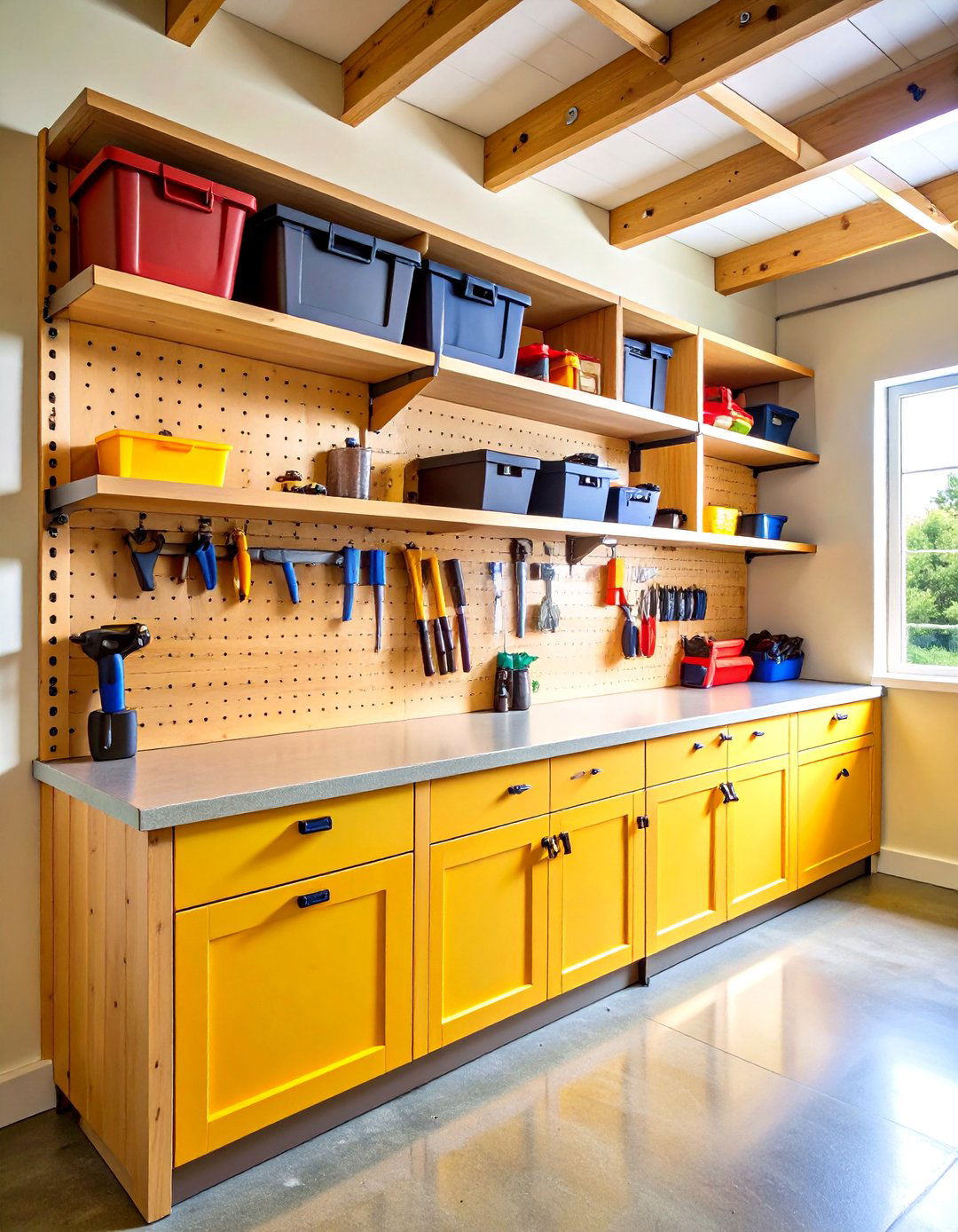 The French Cleat Wall Organizer - 30 garage storage ideas diy