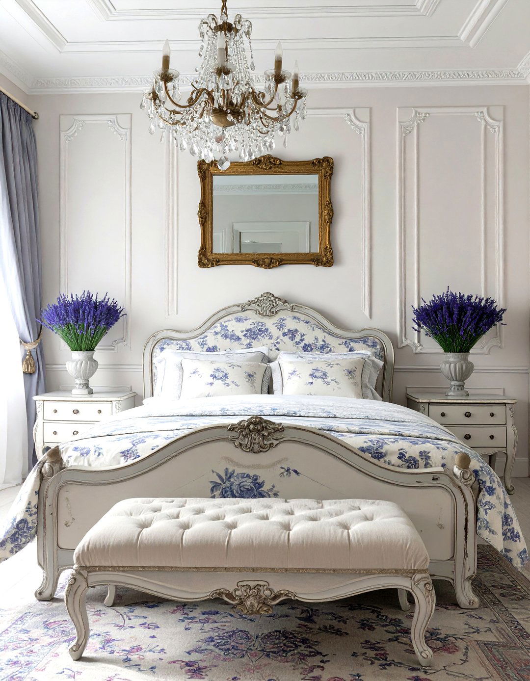 The French Country Bedroom - 30 country bedroom ideas