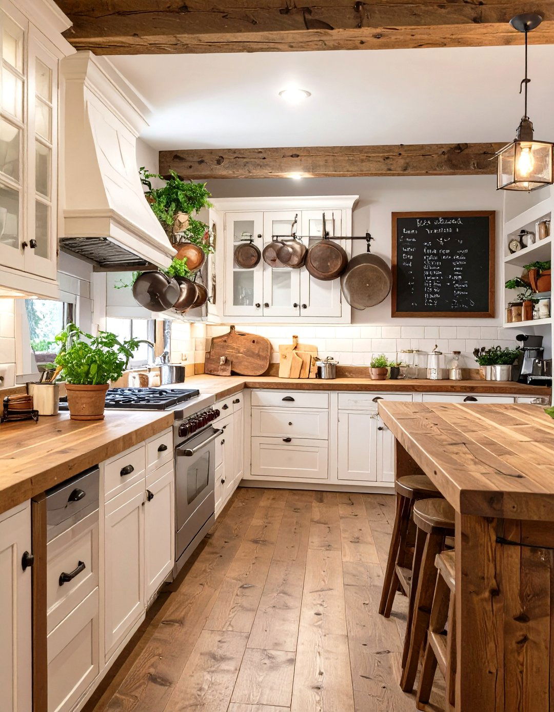The French Country Bistro Kitchen - 30 basement kitchen ideas