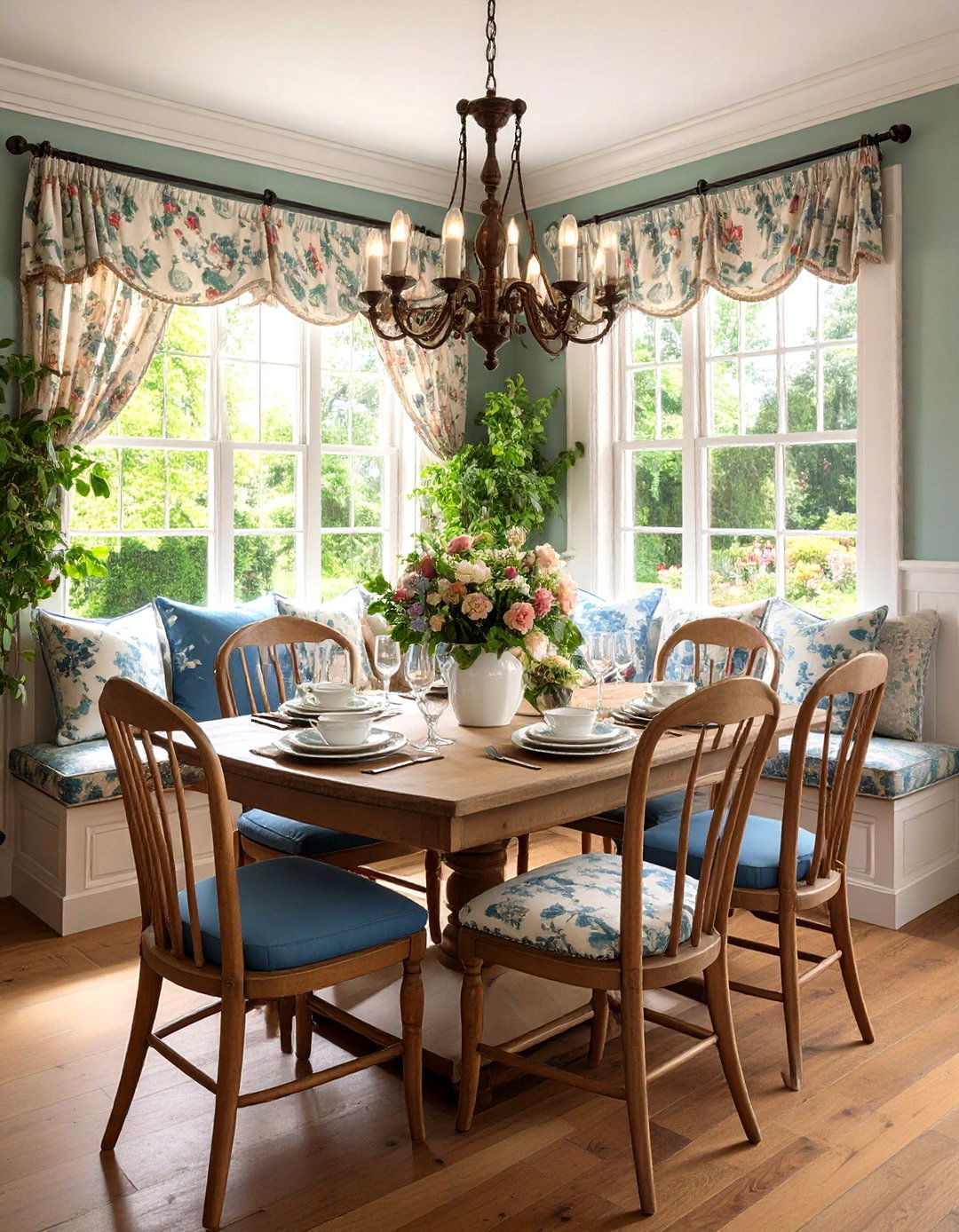 The French Country Dining Nook - 30 3d home design online ideas