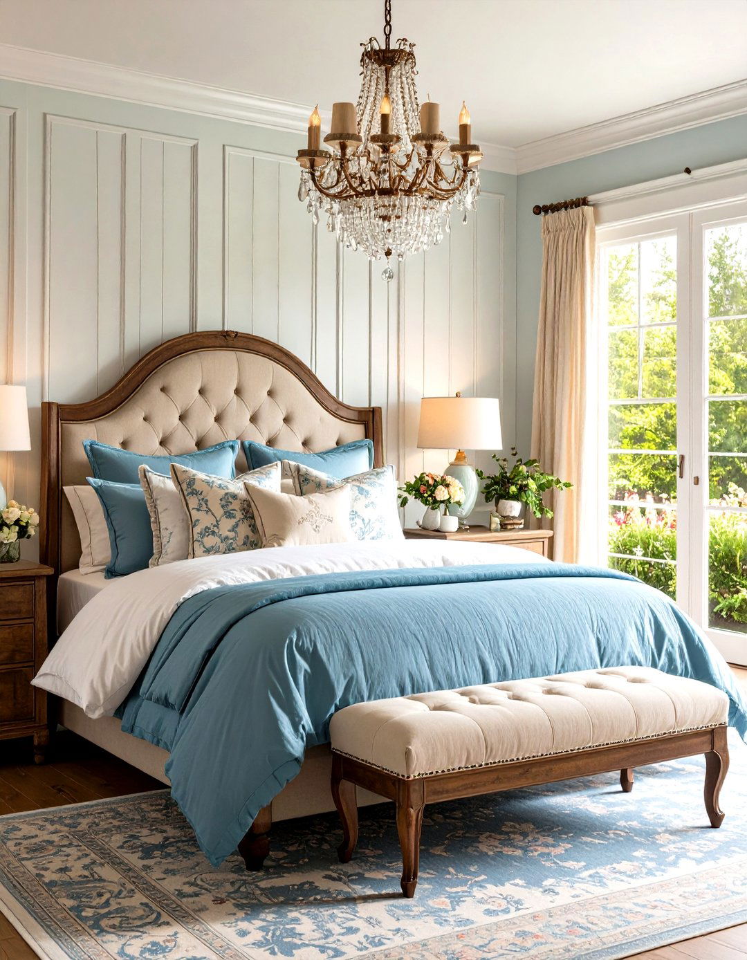 The French Country Farmhouse Bedroom - 30 joanna gaines bedroom ideas