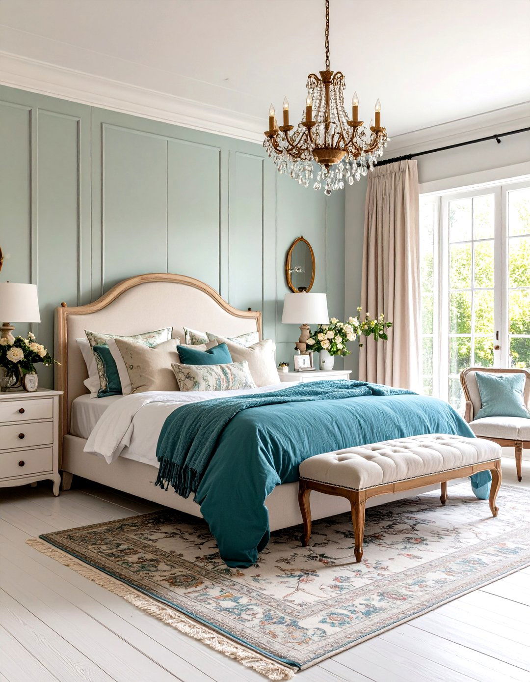 The French Country Farmhouse Bedroom - 30 farmhouse master bedroom ideas